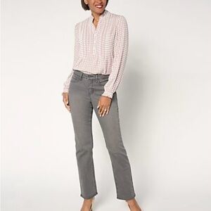 NWT NYDJ COOLMAX Ellison Stretchy Straight Leg Jeans with Cool Embrace Size 8